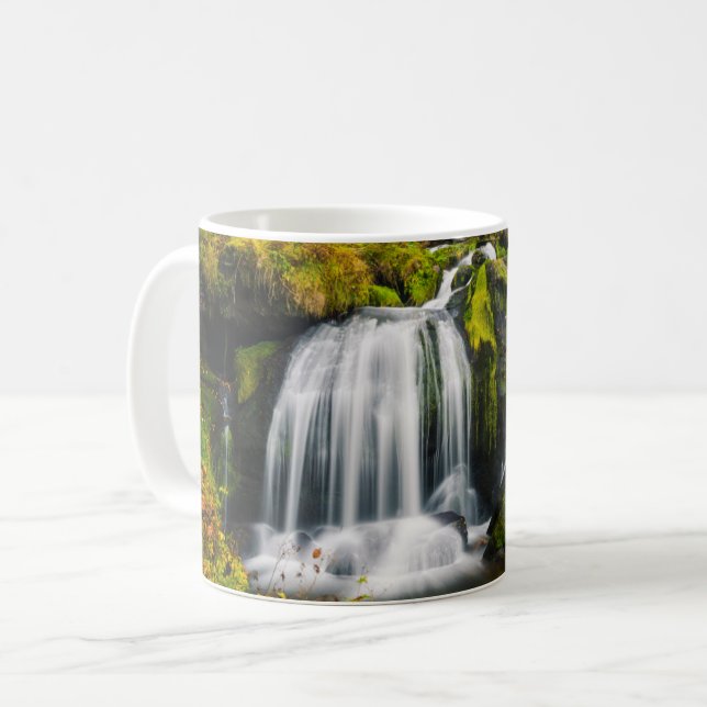 Taza De Café Cataratas | Cascadas de Triberg, Alemania (Anverso izquierdo)