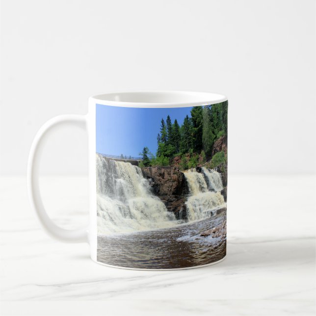 Taza De Café Cataratas de Gooseberry, costa norte, Minnesota (Izquierda)