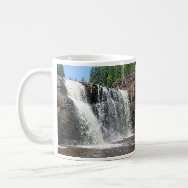 Taza De Café Cataratas de Gooseberry, costa norte, Minnesota (Izquierda)