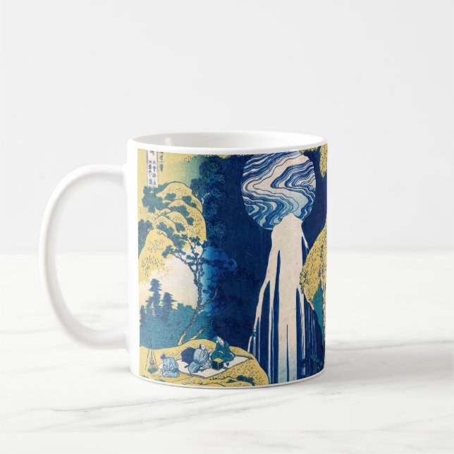 Taza De Café Cataratas de Katsushika Hokusai - Amida (Izquierda)