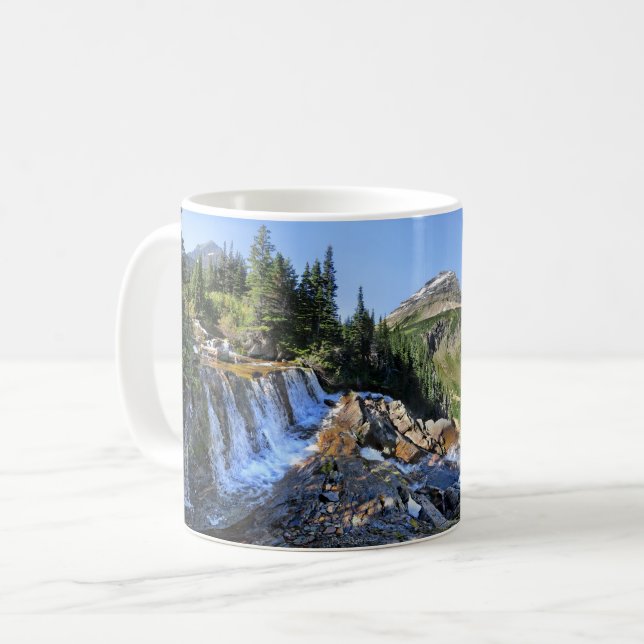Taza De Café Cataratas de Paiota - Parque Nacional Glaciar (Anverso izquierdo)