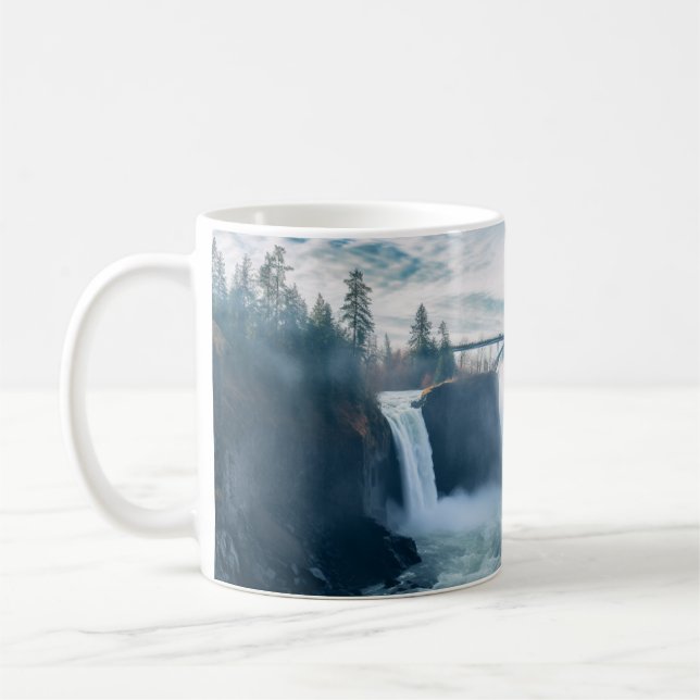 Taza De Café Cataratas de Snoqualmie (Izquierda)