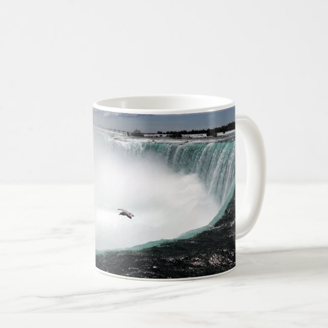 Taza De Café Cataratas del Niágara con gaviota (Anverso derecho)