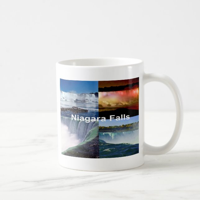 Taza De Café Cataratas del Niágara Vistas Fotográficas de Nueva (Derecha)