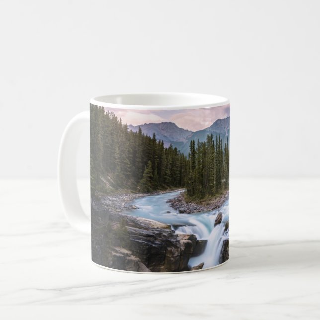 Taza De Café Cataratas | Parque nacional Jasper, Canadá (Anverso izquierdo)
