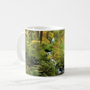 Taza De Café Cataratas Wahkeena, desfiladero del río Columbia, 