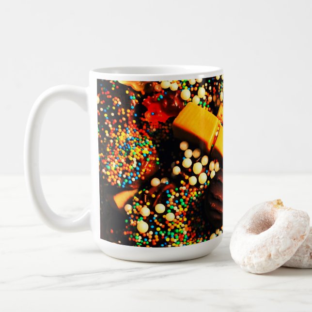Taza De Café Catástrofe del Candy (Con donut)