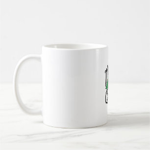 Taza De Café Catástrofes del gato Meowy de Tuxedo Navidades