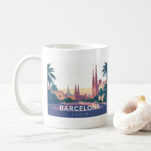 Taza De Café Catedral de Barcelona España de Viajes