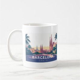 Taza De Café Catedral de Barcelona España de Viajes