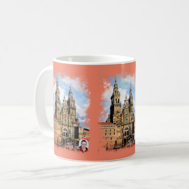 Taza De Café Catedral de Santiago de Compostela (Anverso izquierdo)