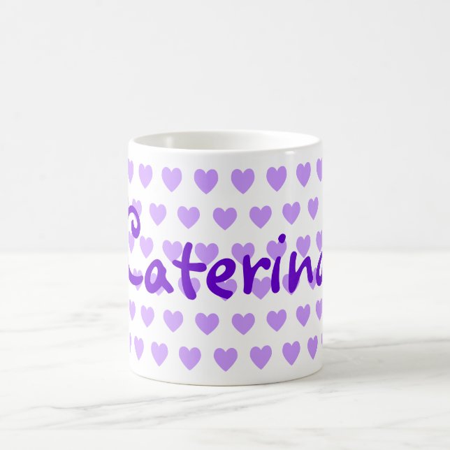 Taza De Café Caterina en morado (Centro)
