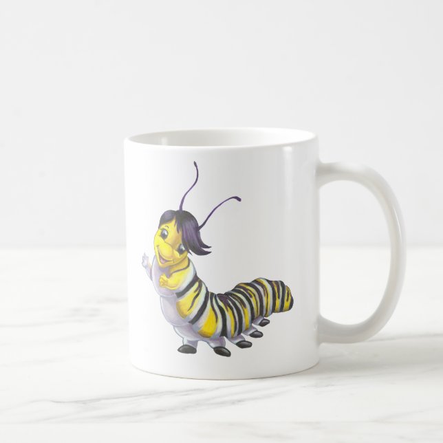 Taza De Café Caterpillar asalta (Derecha)