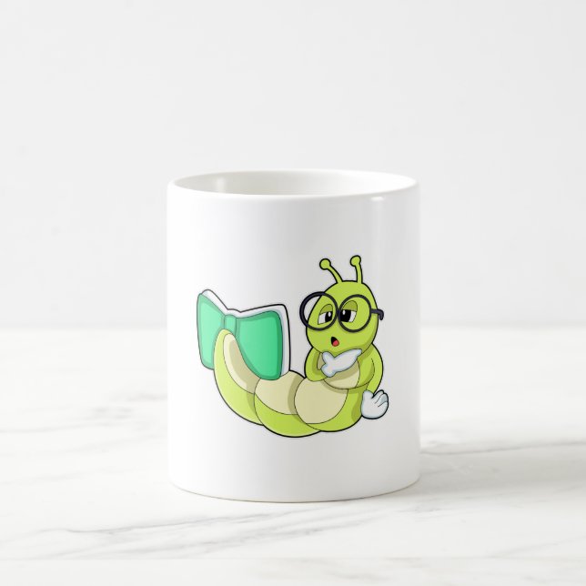 Taza De Café Caterpillar con libro (Centro)