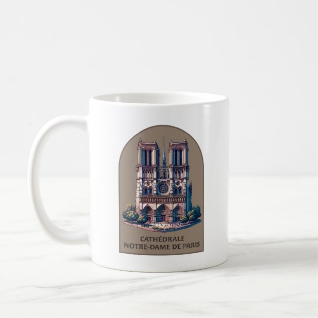 Taza De Café Cathédrale Notre-Dame de París (Izquierda)