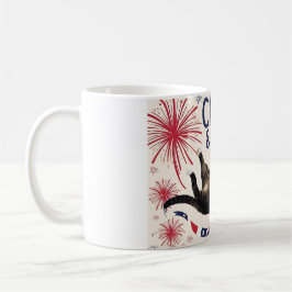 Taza De Café Catnip & Liberty - Mug de gato divertido