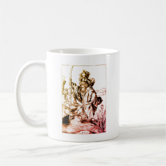 Taza De Café Católica de arte del Renacimiento San Cristóbal
