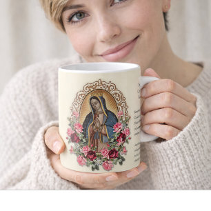 Taza De Café Católica España Guadalupe Virgen Religiosa María