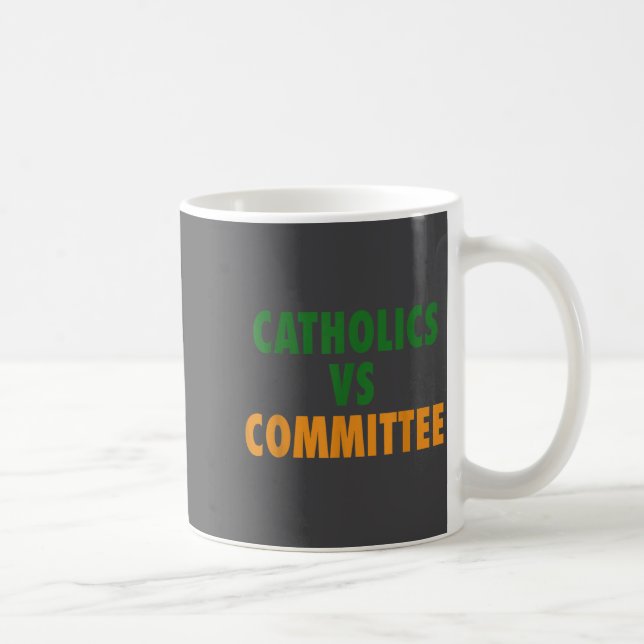 Taza De Café Católicos Vs Comités (Derecha)