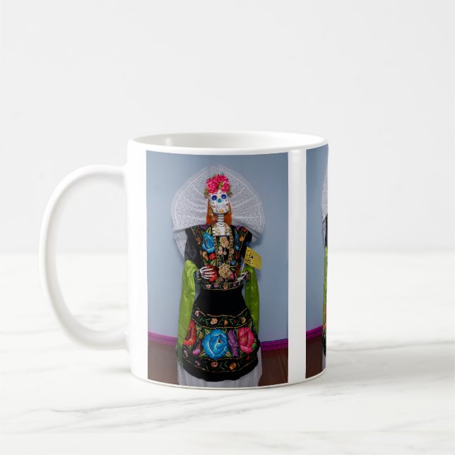 Taza De Café Catrina Tehuana (Izquierda)