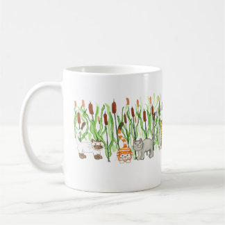 Taza De Café Cats in CatTails