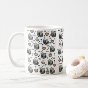 Taza De Café Cats Meow Mug