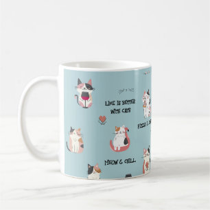 Taza De Café Cats Mug