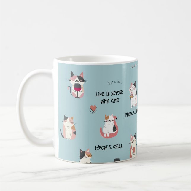 Taza De Café Cats Mug (Izquierda)