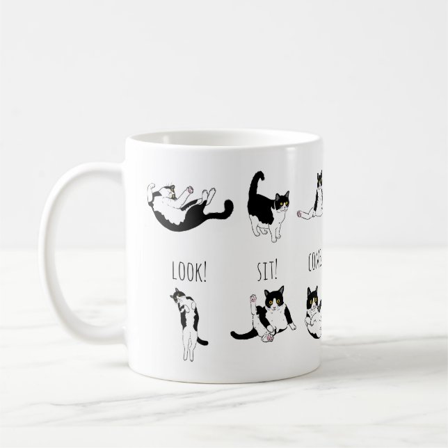 Taza De Café cat's obedience mug (Izquierda)