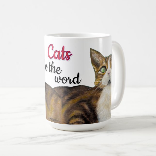 Taza De Café Cats rule the world mug  (Anverso derecho)