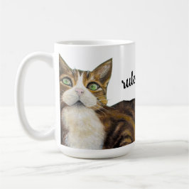 Taza De Café Cats rule the world mug 