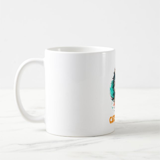 Taza De Café Catsmonauta Astronauta Gato O Gato Espacial (Izquierda)