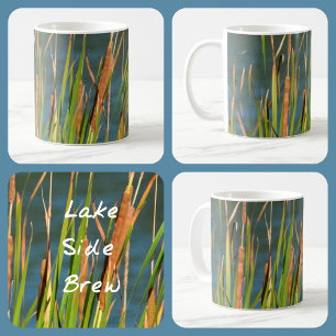 Taza De Café Cattails on the Waterfront Photographic