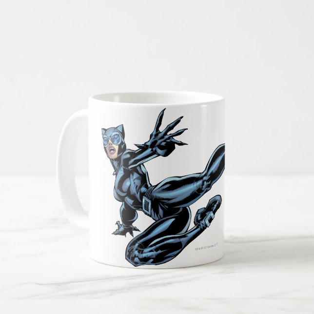 Taza De Café Catwoman kicks (Anverso izquierdo)