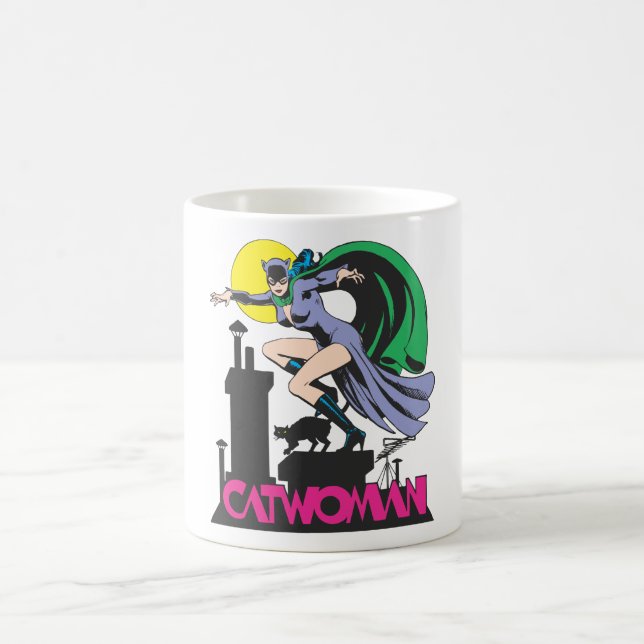 Taza De Café Catwoman & Logo Pink (Centro)