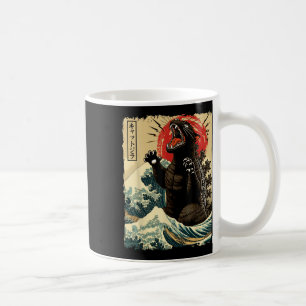 Taza De Café Catzilla Cat Art Funny Cat Japonés Para Hombres Mu