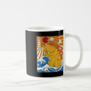 Taza De Café Catzilla Cat Japonesa Anime Kawaii Gráfica diverti