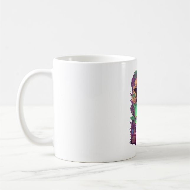 Taza De Café Cauldron prepara calabaza Pegatina de Boo (Izquierda)