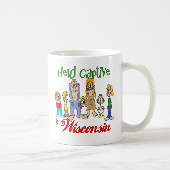 Taza De Café Cautivo en Wisconsin (Derecha)