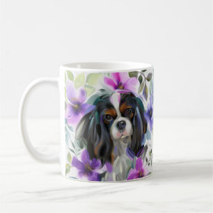 Taza De Café Cavalier color tricolor  morado