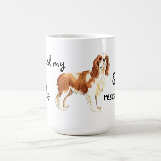 Taza De Café Cavalier de rescate (Centro)