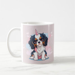Taza De Café Cavalier King Charles Pastel Unicorn