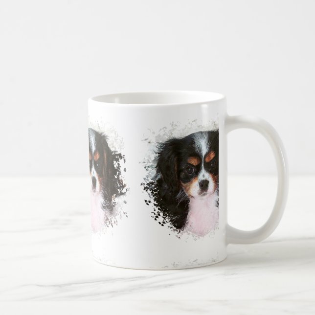 Taza De Café Cavalier King Charles Spaniel (Derecha)