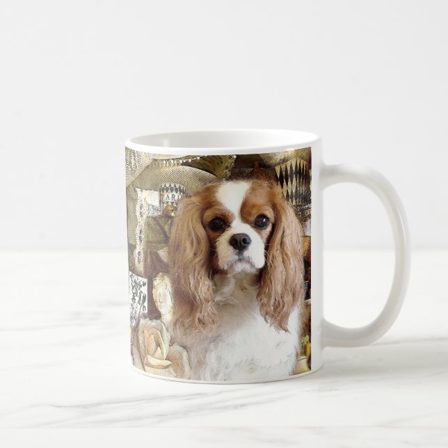 Taza De Café Cavalier King Charles Spaniel (Derecha)
