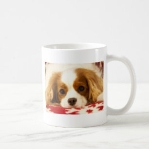 Taza De Café Cavalier King Charles Spaniel copo de nieve