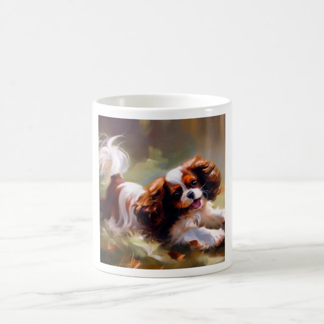 Taza De Café Cavalier King Charles Spaniel Dog (Centro)