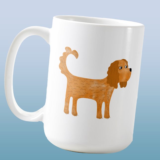 Taza De Café Cavalier King Charles Spaniel Dog Fun (Fun Cavalier King Charles Spaniel coffee mug)
