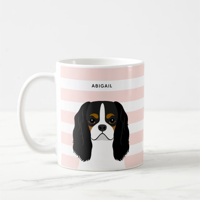 Taza De Café Cavalier King Charles Spaniel Mugs (Izquierda)
