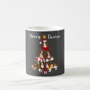 Taza De Café Cavalier King Charles Spaniel navidad navideña