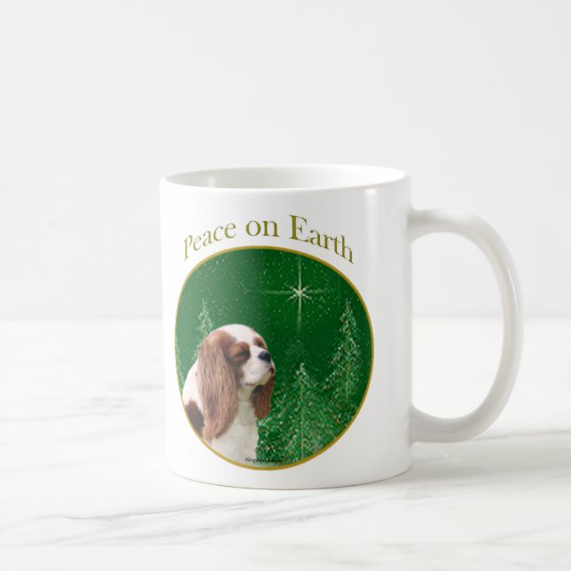 Taza De Café Cavalier King Charles Spaniel Peace (Derecha)